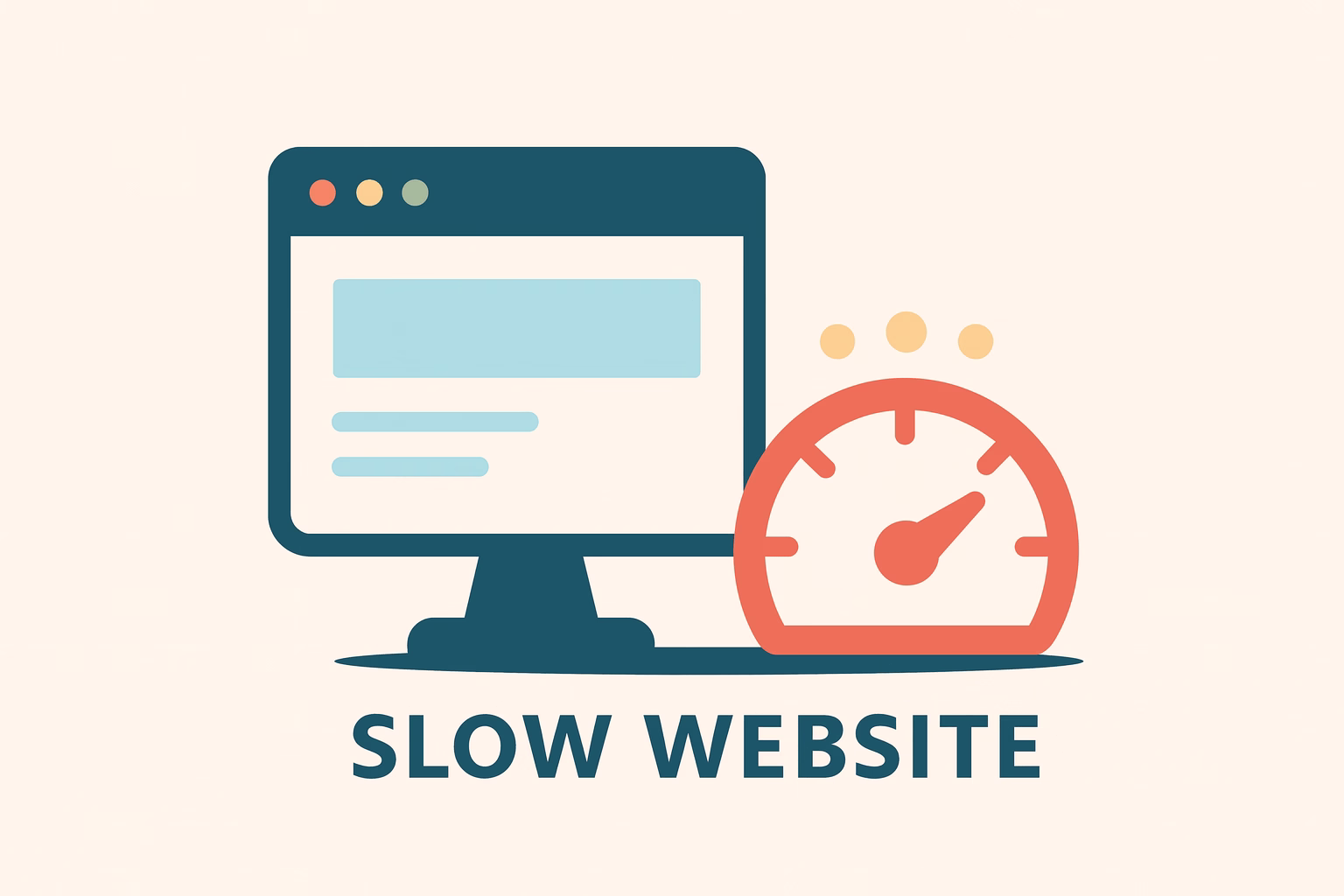 Site lent avant optimisation