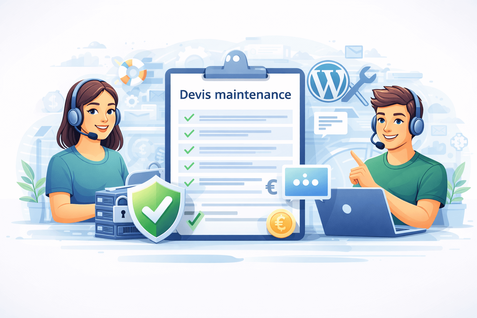 devis maintenance wordpress et support technique