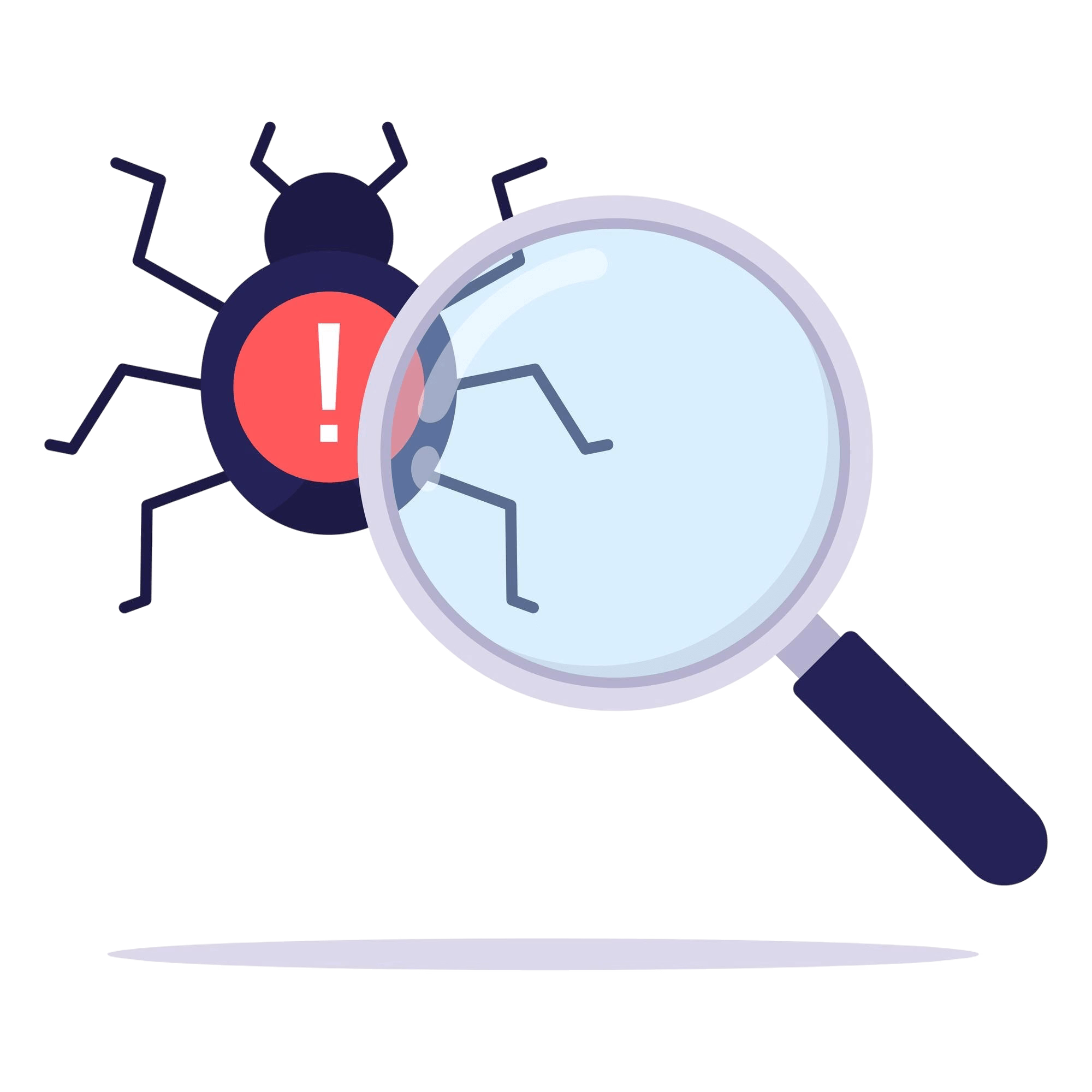 Illustration bugs site web