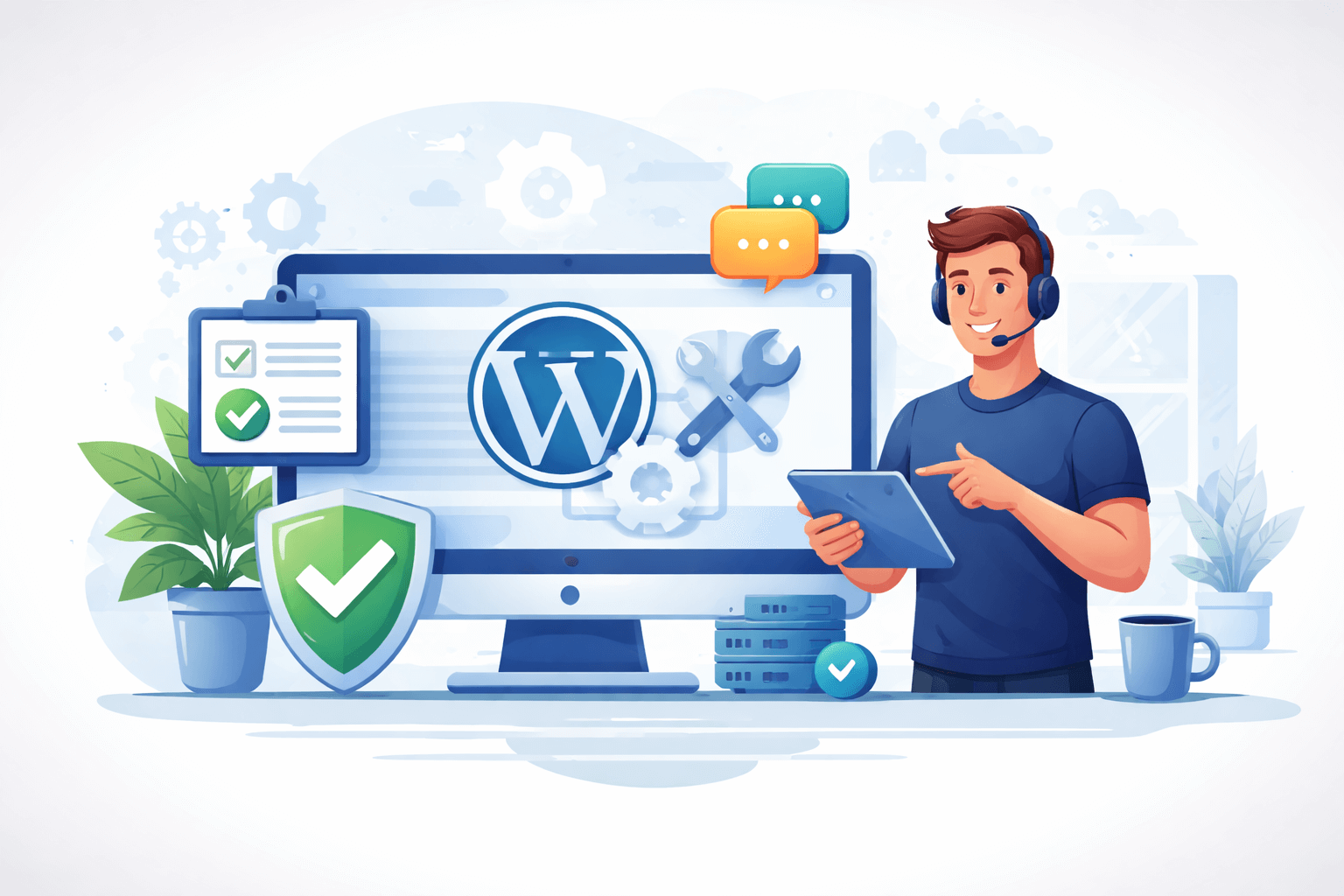 service de maintenance WordPress pour site professionnel