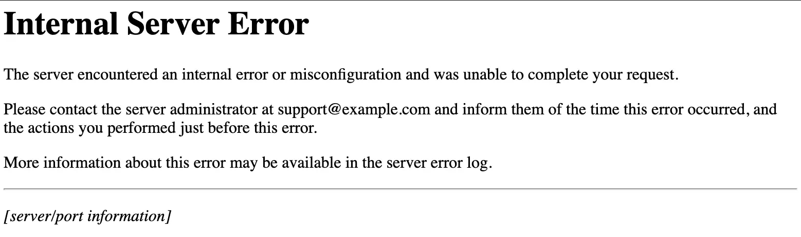 Erreur 500 sur WordPress