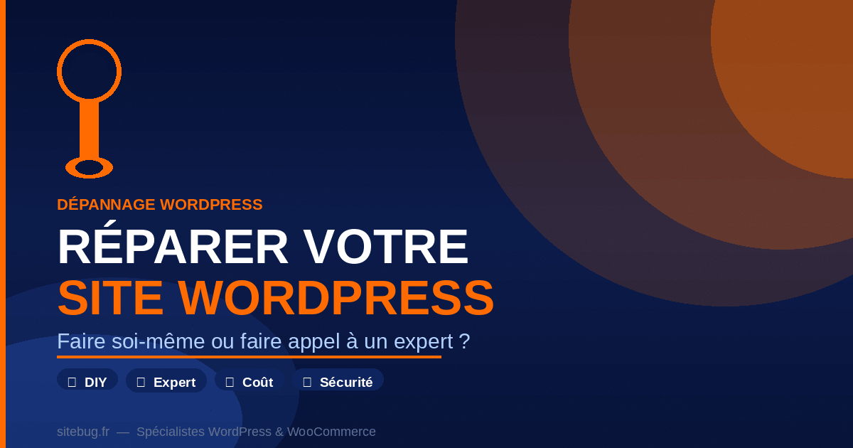 Réparer son site WordPress : faire soi-même ou faire appel à un expert ?
