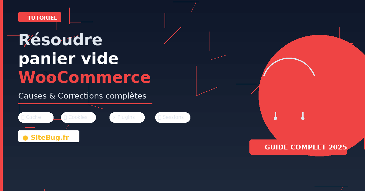 Résoudre panier vide WooCommerce | Guide complet