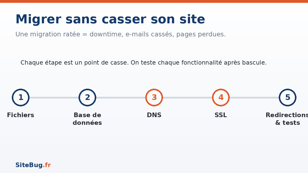 Migration hébergement WordPress