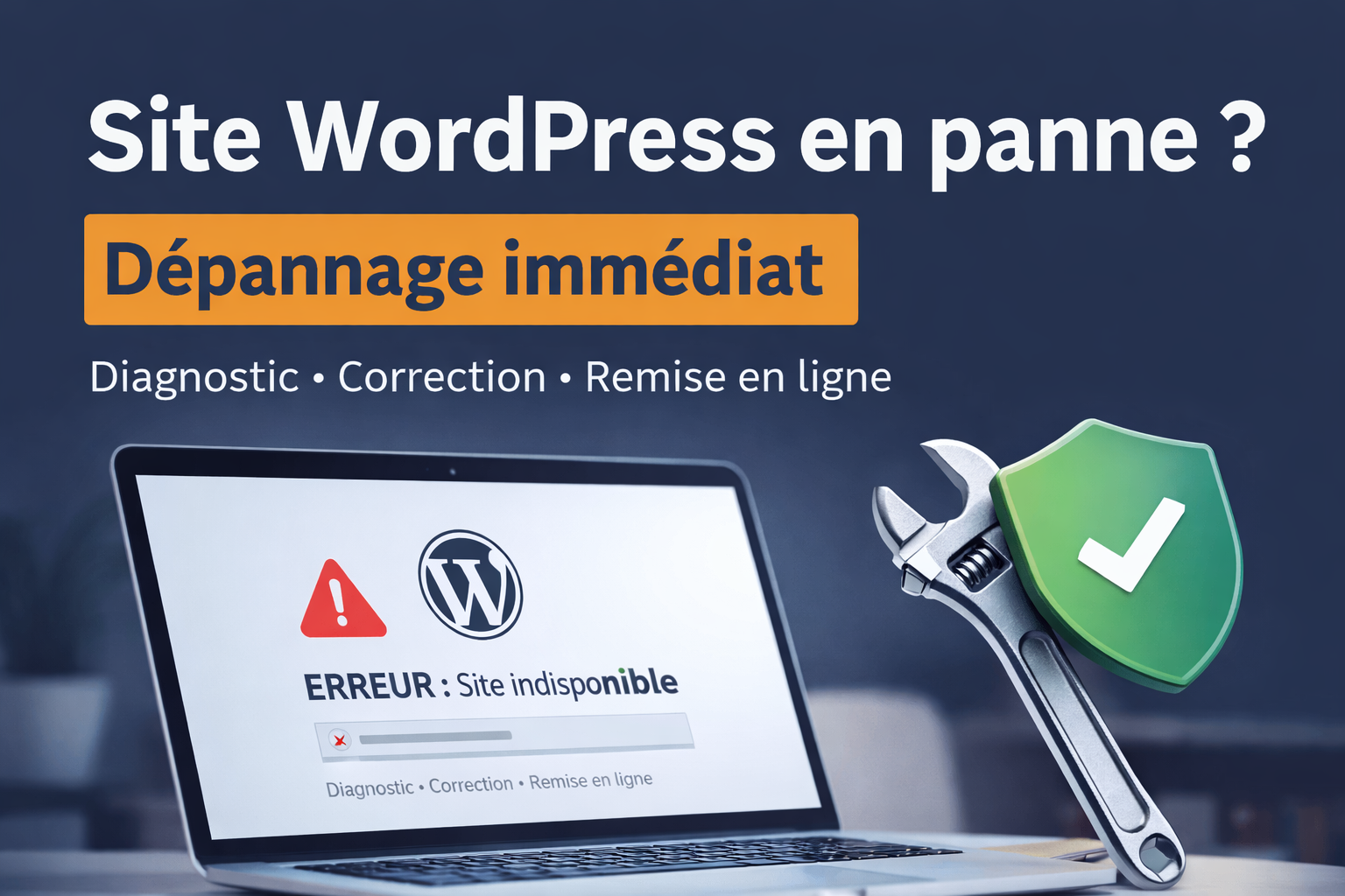 Assistance WordPress : différence entre maintenance, dépannage et infogérance