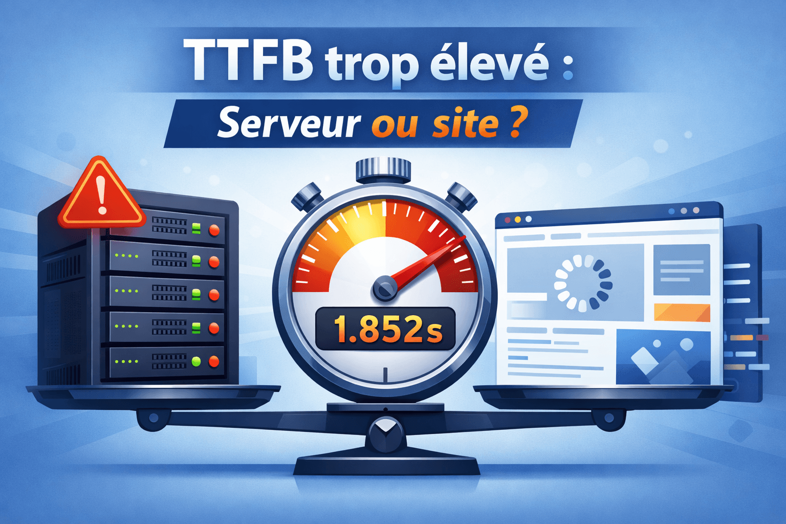 TTFB trop élevé : serveur ou site, comment trancher vite sans perdre de clients ?